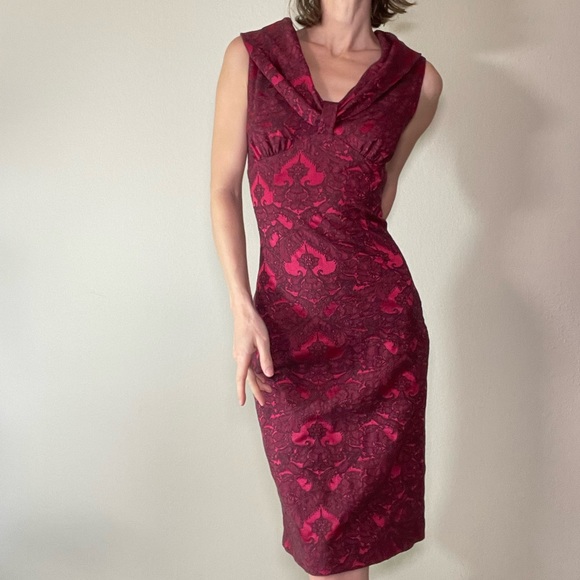 Anya Ponorovskaya $1300 Originally!! Brocade Dress - Picture 14 of 15